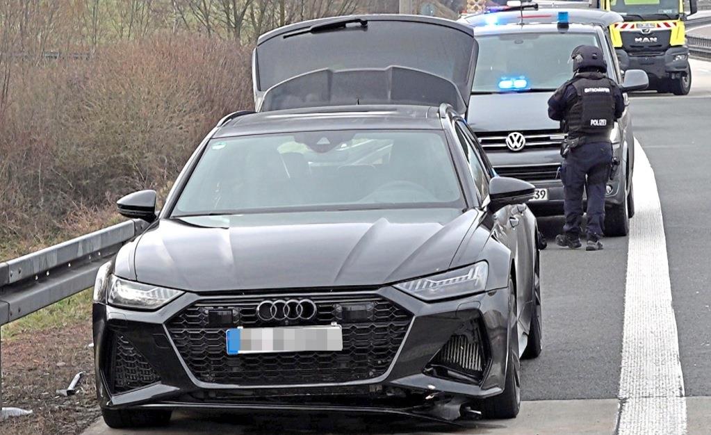 Elegantes Unfall Audi Rs6 Fotosnull