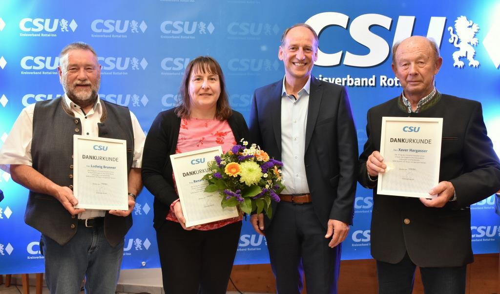 Martin Wagle bleibt Vorsitzender der CSU RottalInn