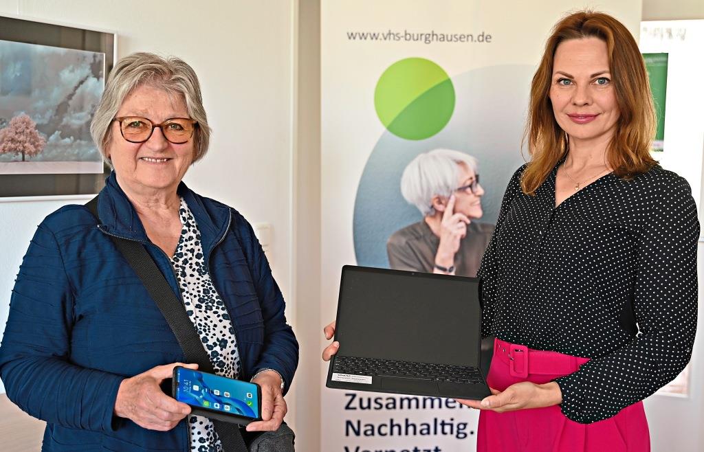 Karin Ebensperger gibt Seniorenkurse an die vhs ab