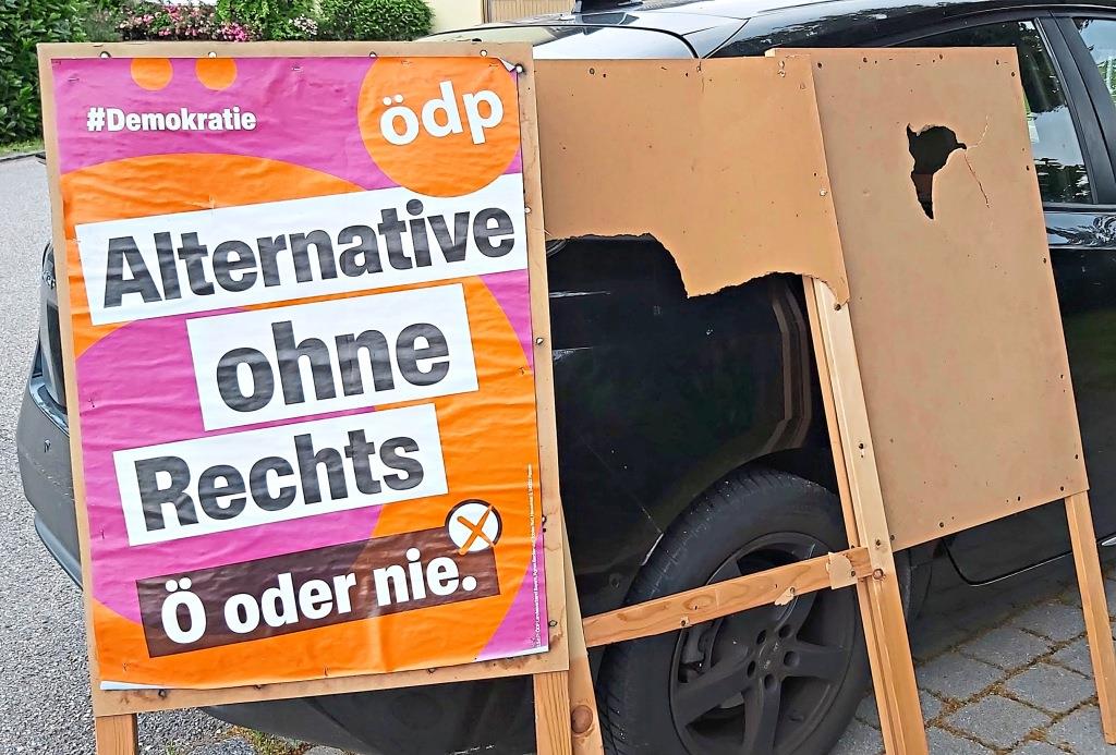 Wahlplakate zerstört: ÖDP stellt Strafantrag