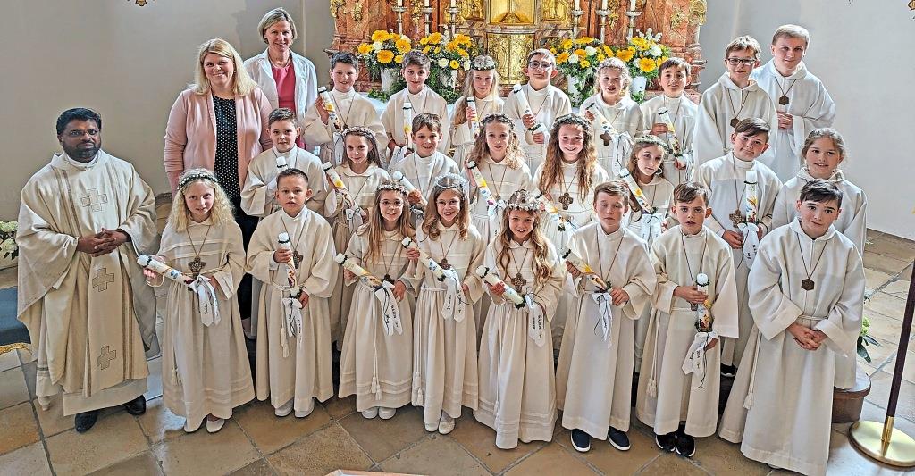 Erstmals die heilige Kommunion