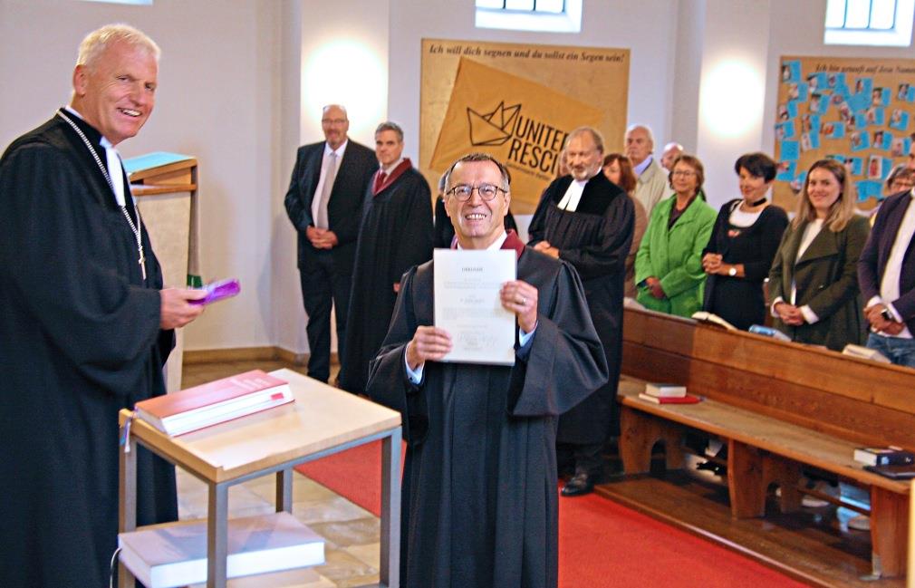 Neuer Prädikant für die evangelische Kirche