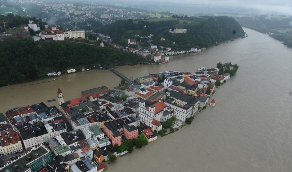 Das Hochwasser in Passau jährt sich zum zehnten Mal Ein Rückblick in