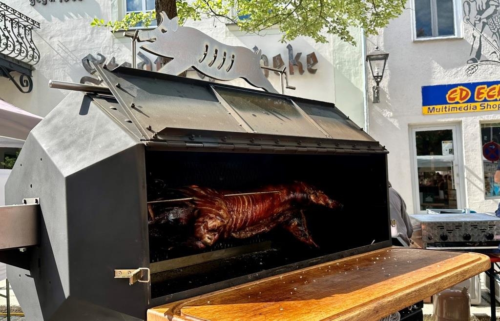 VICASKY Schweinehalter Aus Edelstahl – Robuster F Produktbild-Vorschau 3