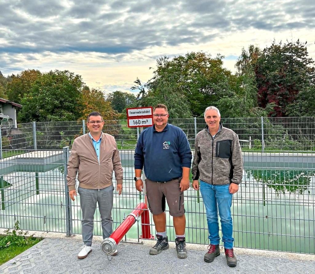 Löschteich in Obermitterdorf instandgesetzt