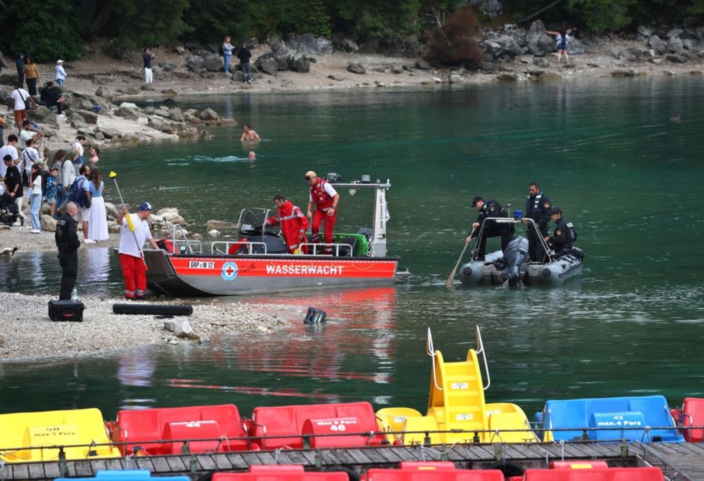 Tretbootunfall auf dem Eibsee: Suche nach Vater und Sohn erneut ...