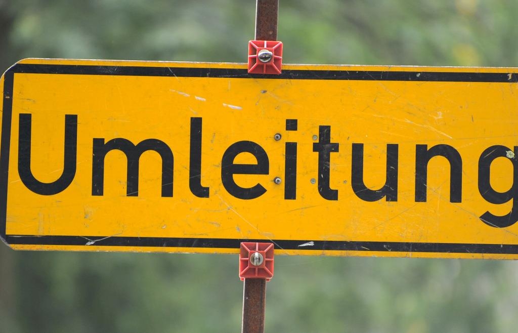 Straßensperrung auf der Bundesstraße 11