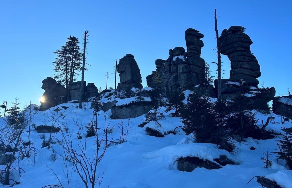 Dreisessel parking lot closed due to too many visitors.