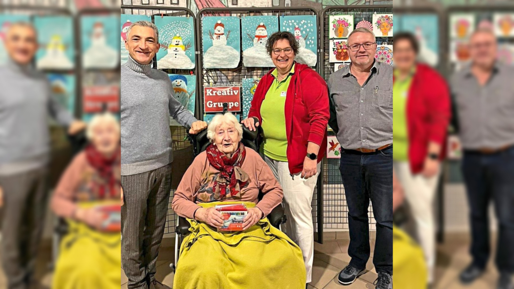 Weihnachtsfreude im Pflegeheim