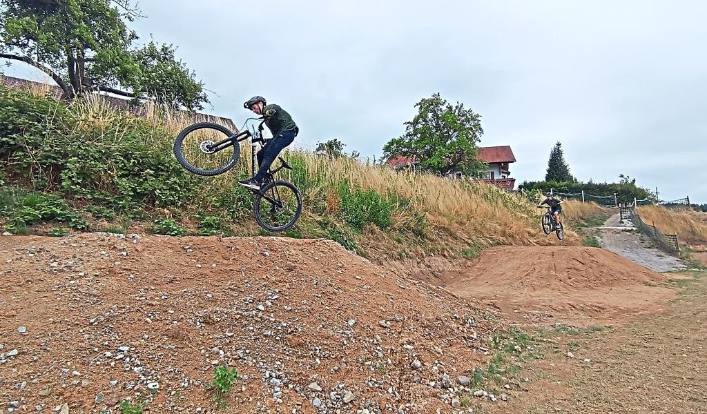 Stunts mit dem Rad