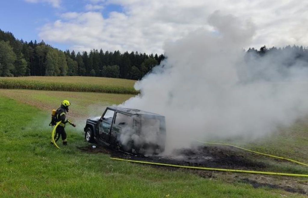 G-Class completely burns out on Ruselstrecke: Damage exceeds €120,000