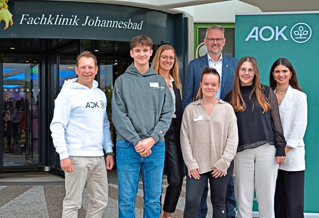 Johannesbad und AOK: Azubitausch
