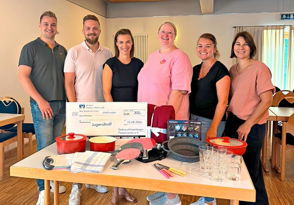 Gebrauchtmarkt-Team unterstützt Jugendtreff