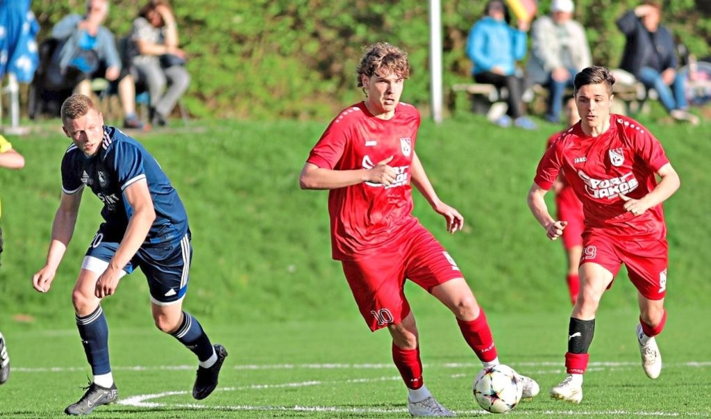 Tim Hilgart in action during the game.