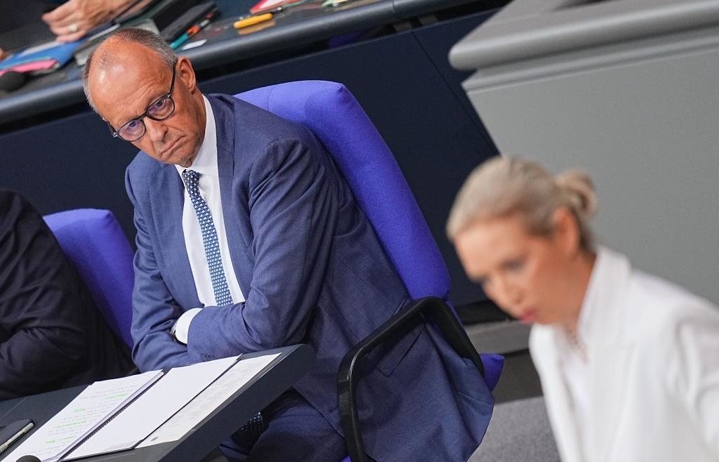 Friedrich Merz (CDU) vs. Alice Weidel (AfD): This is how the tough debate ...