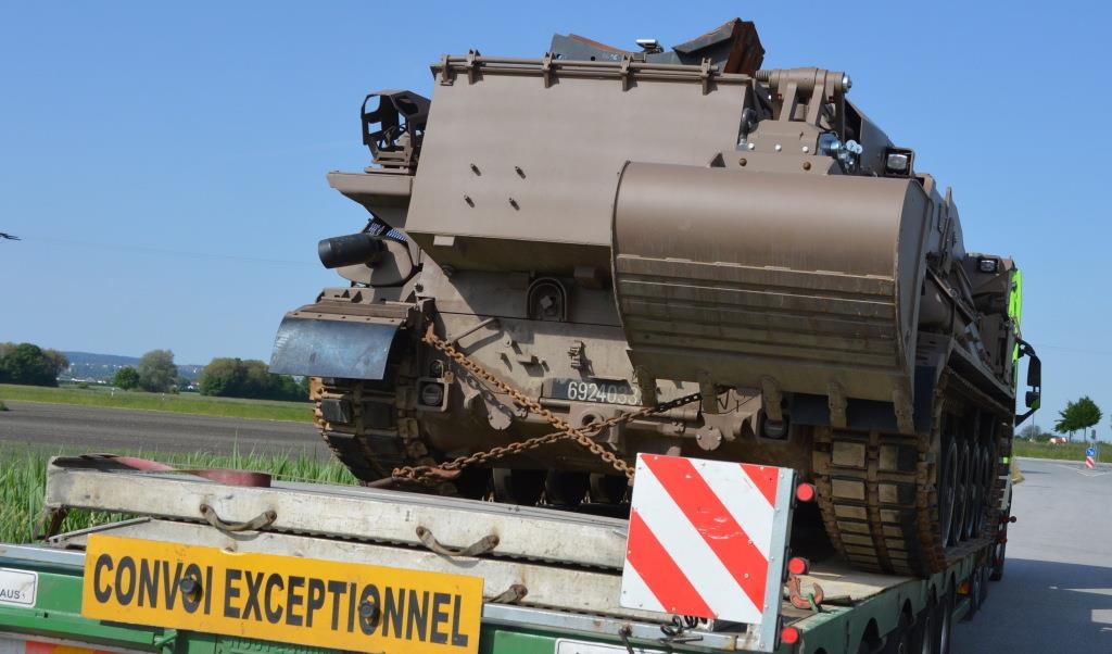 Der Panzer von der A92 ist weg: Die Polizei erklärt warum