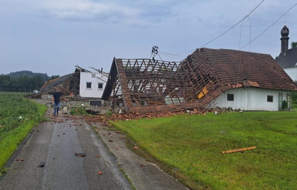 Violent storm causes destruction in Schärding - no injuries