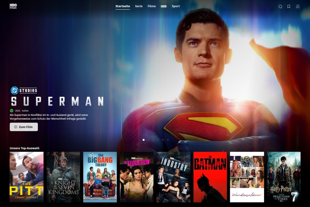 Neuer Streamingdienst HBO Max in Deutschland gestartet